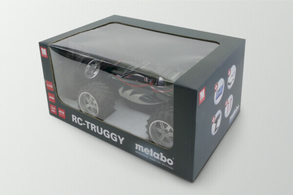Verpackungsdesign für Metabo RC-Truggy - MAD CAT Design