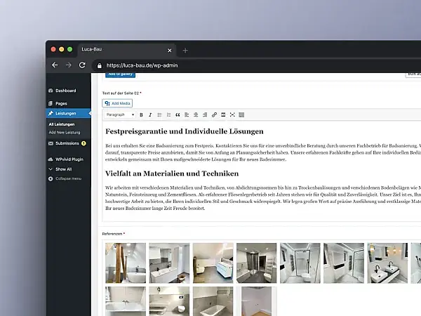 Webseite für Anwälte