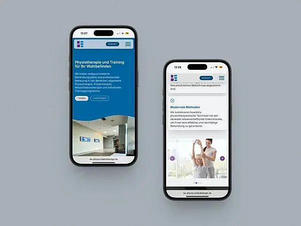 Webseite für Ärzte und Arztpraxen