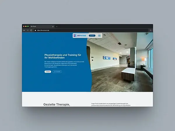 Webseite für Ärzte und Arztpraxen