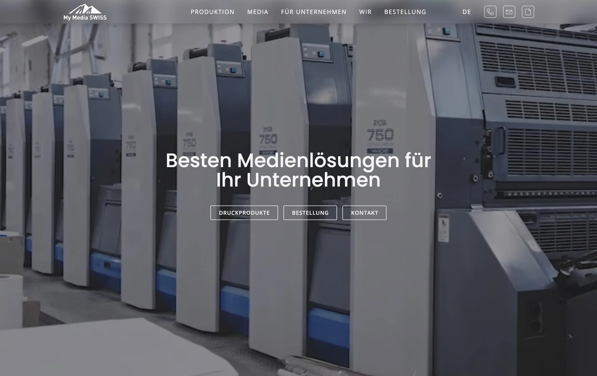 Webseite mit WordPress CMS